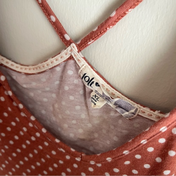 Jolt. Juniors XL Polkadot Top - Picture 4 of 6